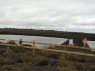 Retaining ponds to raise level of water in the protected bog