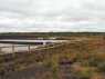 Retaining ponds to raise level of water in the protected bog